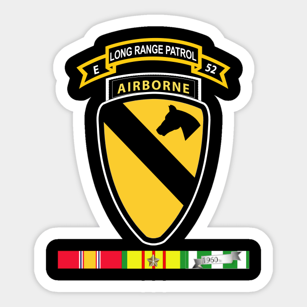 E Co - 52nd Inf ABN - 1st Cav Div ABN w VN SVC Sticker by twix123844